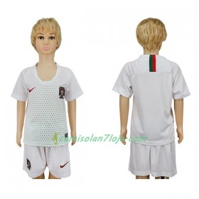 Camisola Portugal Criança 2º Equipamento Mundial 2018 Manga Curta